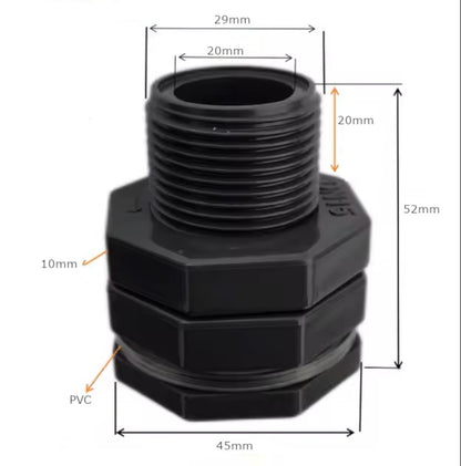 Bulkhead Fittings - Heavy-Duty