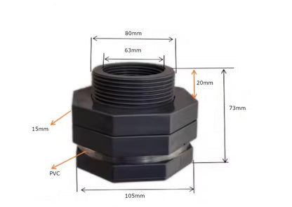 Bulkhead Fittings - Heavy-Duty