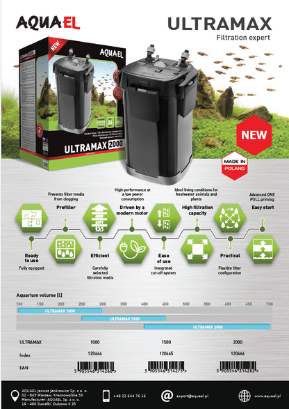 Aquael Ultramax Canister Filter